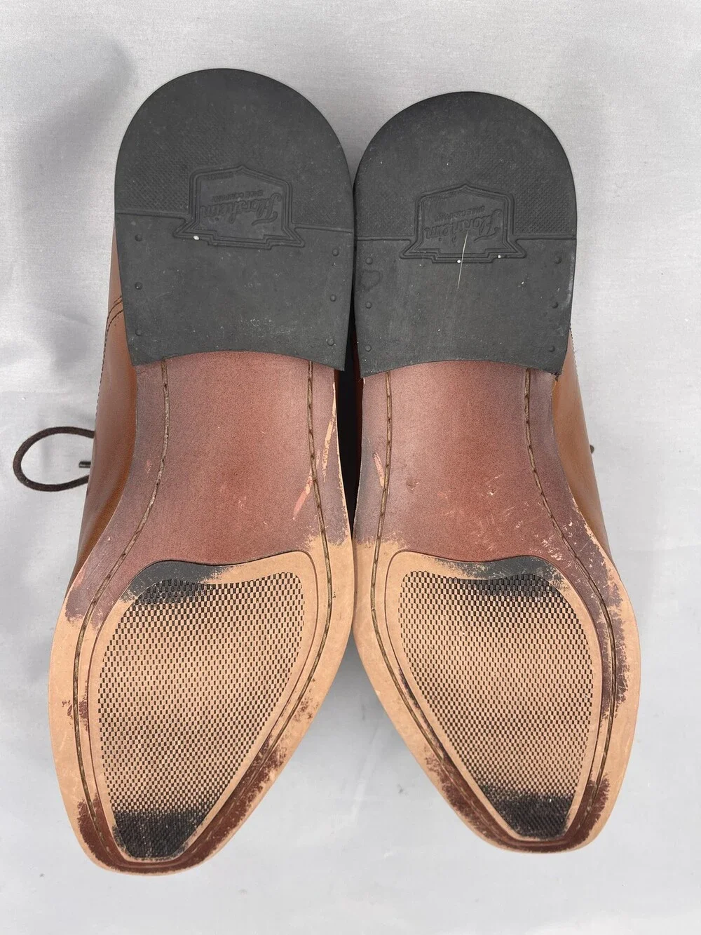 Florsheim Oxford Dress Shoes Mens Size 8.5 Brown Cap Toe Memory Foam Comfort